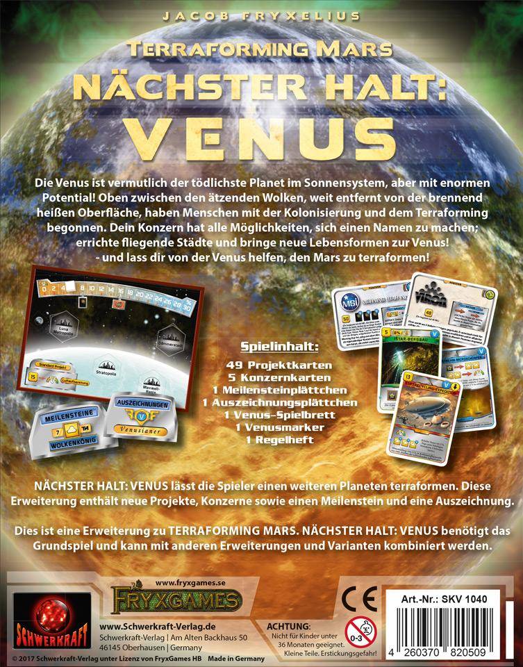 Terraforming Mars - Nächster Halt: Venus [Erw.]