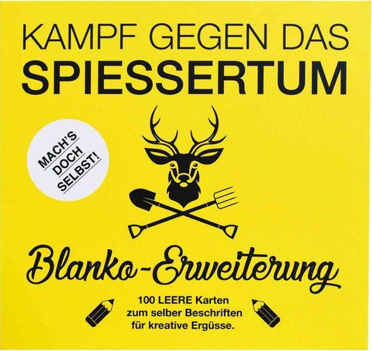 Kampf gegen das Spießertum: Blanko-Erweiterung