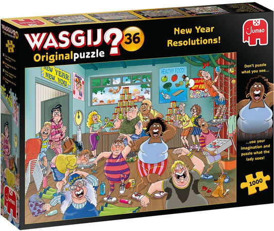 Wasgij Original 36: Gute Vorsätze fürs neue Jahr!, 1000 T.