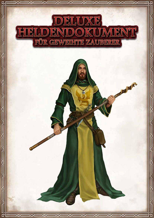 DSA5: Deluxe Heldendokument für geweihte Zauberer