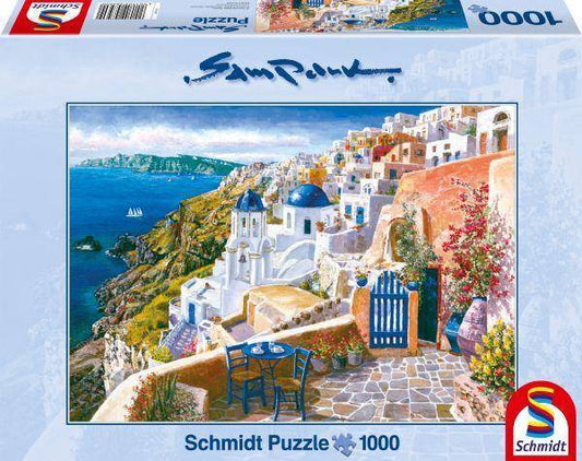 S. Park: Blick von Santorin, 1000 T.