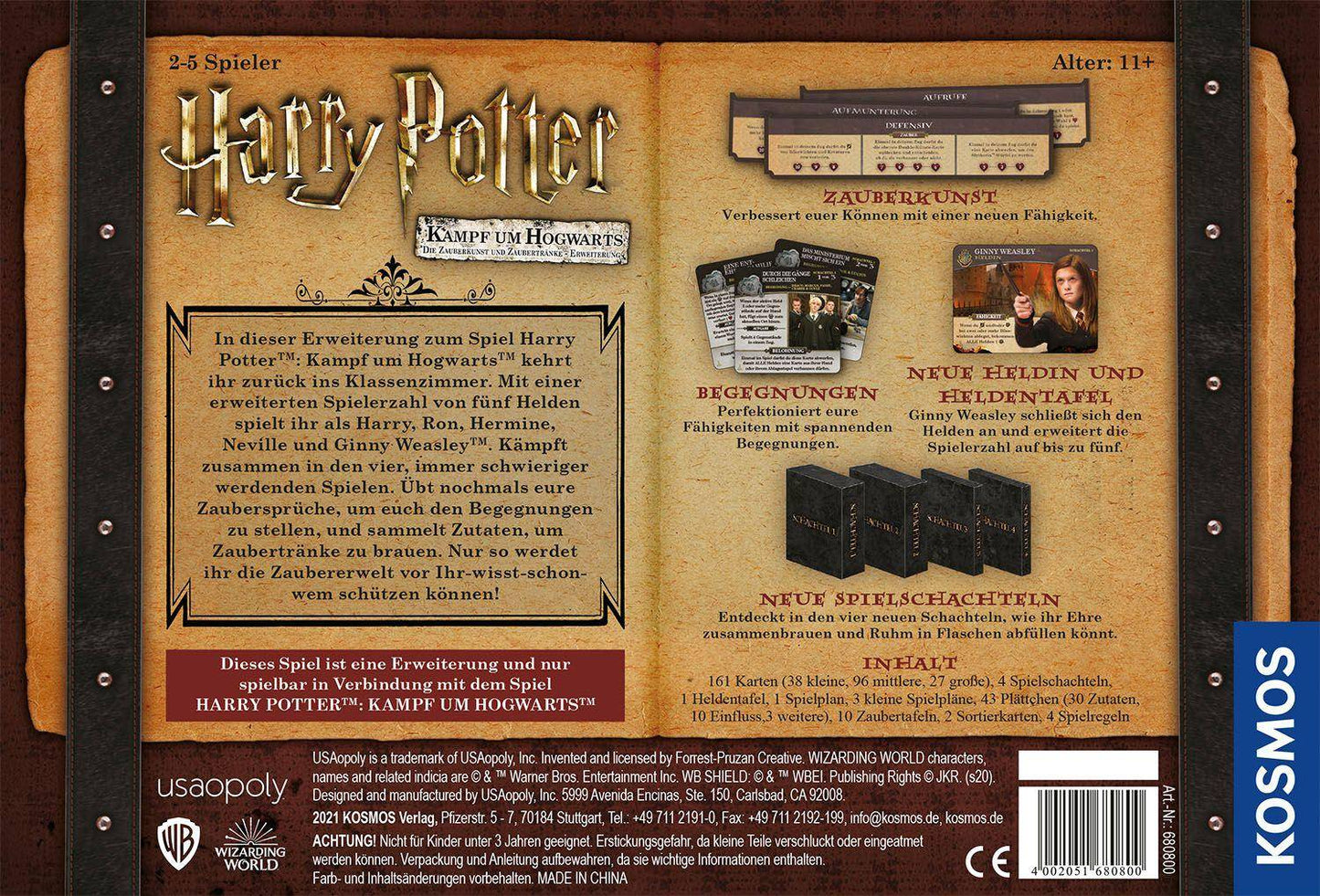 Harry Potter: Kampf um Hogwarts - Zauberkunst und Zaubertränke [Erw.]