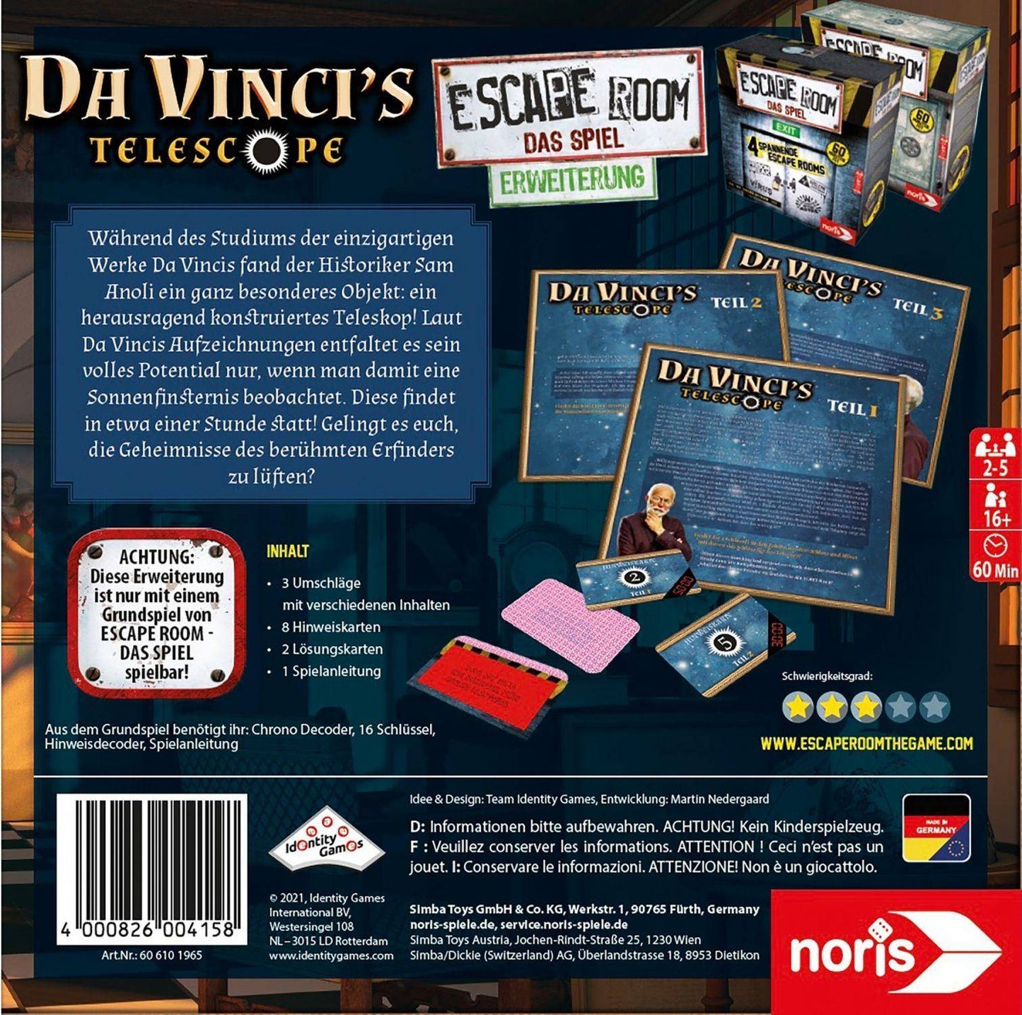 Escape Room: Da Vinci's Telescope [Erweiterung]