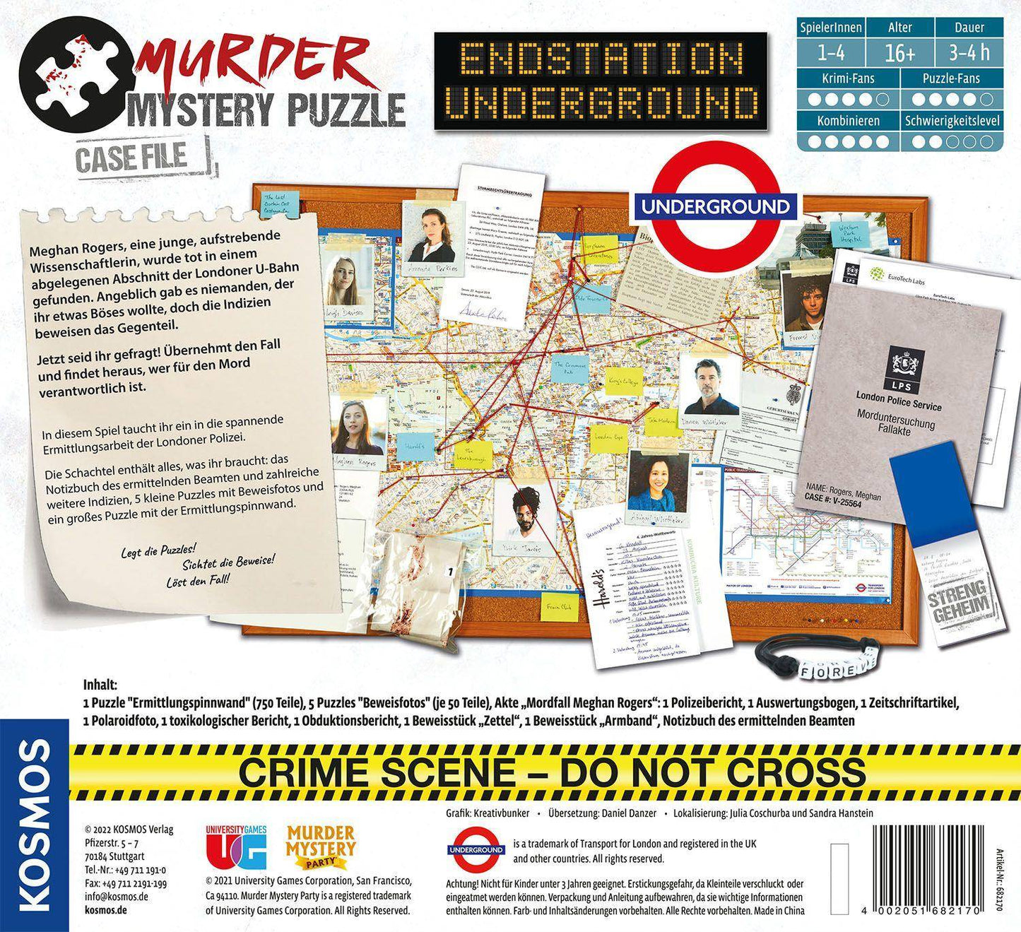 Murder Mystery Puzzle: Endstation Underground