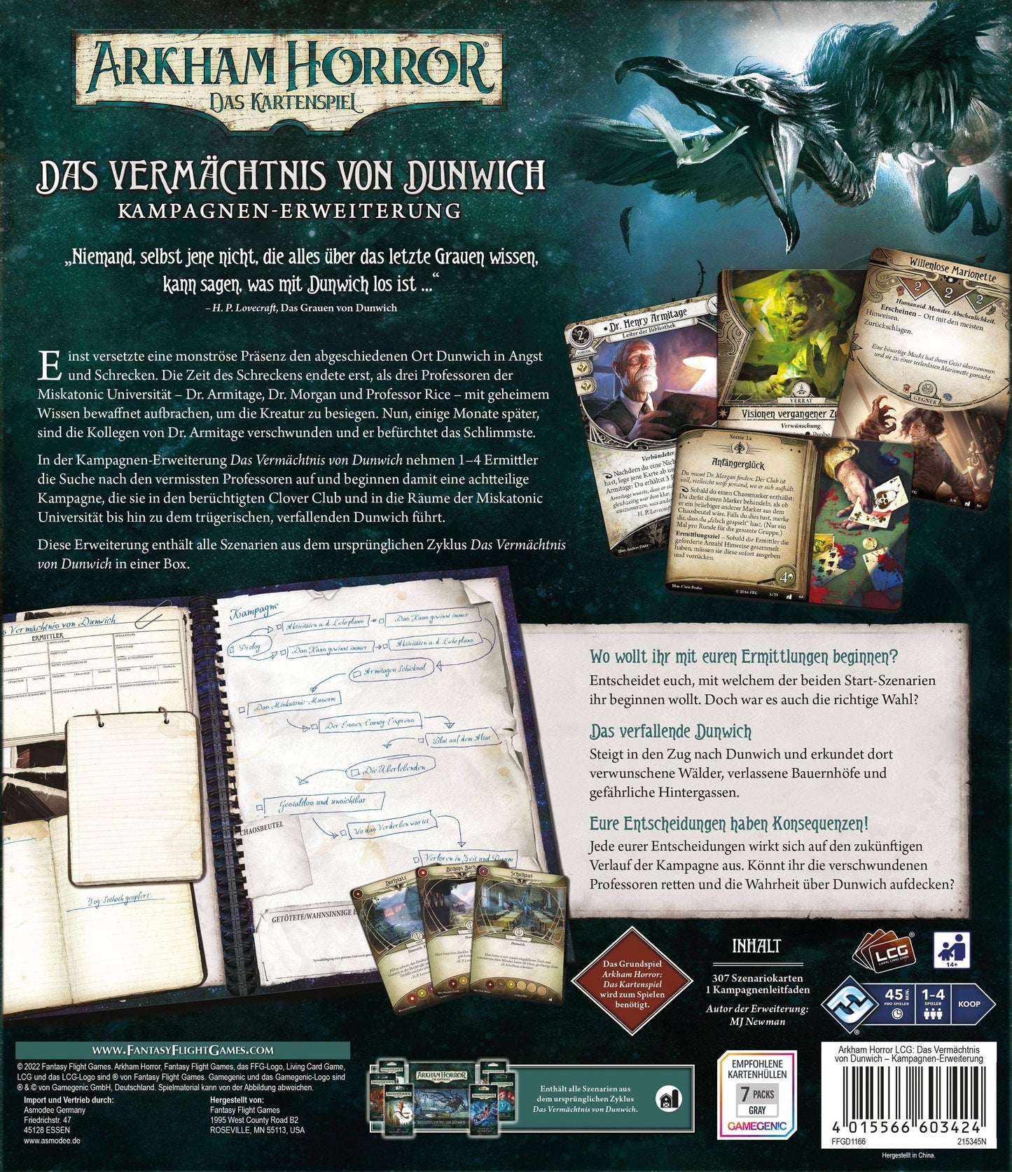 Arkham Horror LCG: Das Vermächtnis von Dunwich (Kampagnen-Erweiterung)