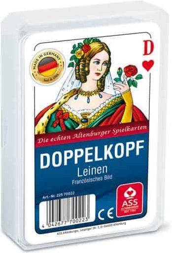 Doppelkopf Spielkarten, Premium Leinenprägung