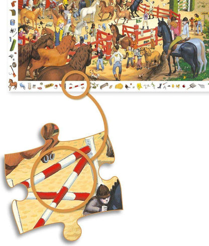Entdeckerpuzzle: Reiterhof, 200 T.