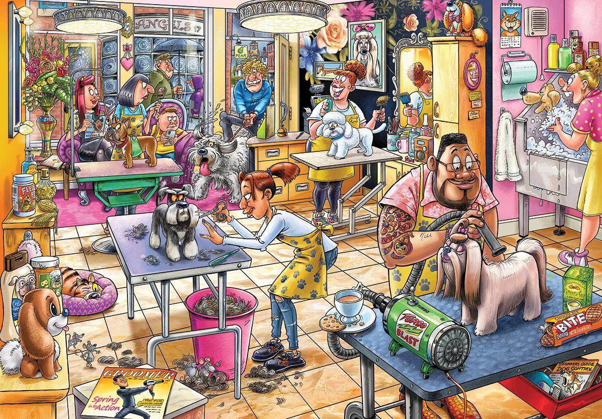 Wasgij Mystery 23: Hundesalon Pfötchen!, 1000 T.