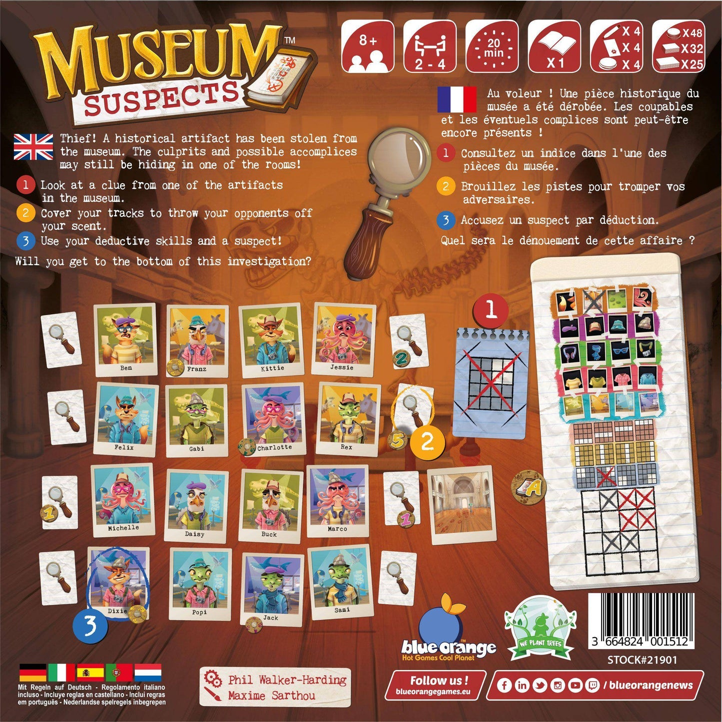 Museum Suspects (multlilingual)