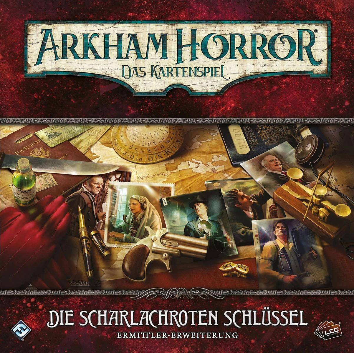 Arkham Horror LCG: Die scharlachroten Schlüssel (Ermittler-Erweiterung)