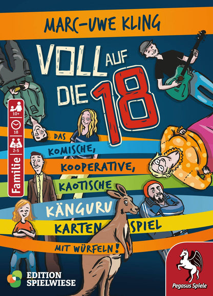 Voll auf die 18 - Das Känguru-Kartenspiel