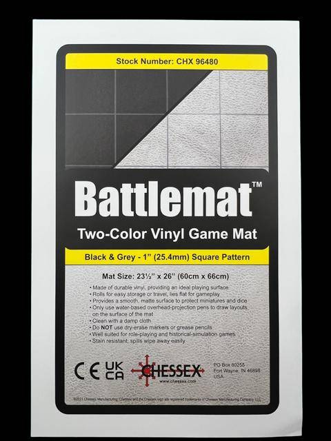 Battlemat: Reversible Black-Grey Squares