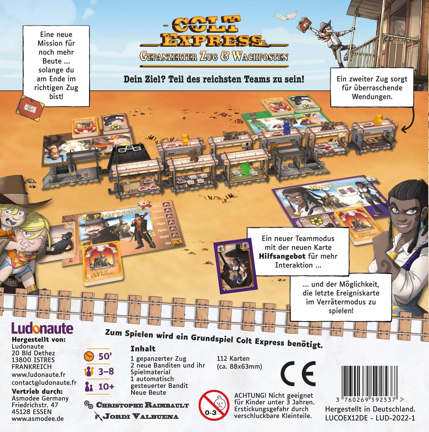 Colt Express: Gepanzerter Zug & Wachposten [Erw.]