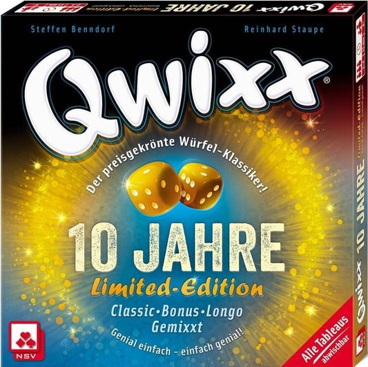 Qwixx: 10 Jahre Jubiläums-Edition