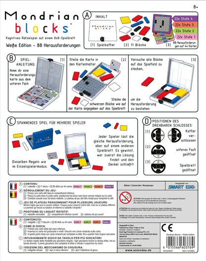 Mondrian Blocks: Weiße Edition