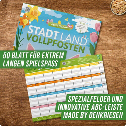 Stadt Land Vollpfosten - Oster Edition (DinA4-Format)