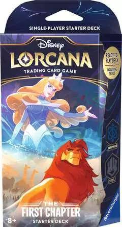 EN K01: Starter Deck "Sapphire Steel" - Disney Lorcana: The First Chapter