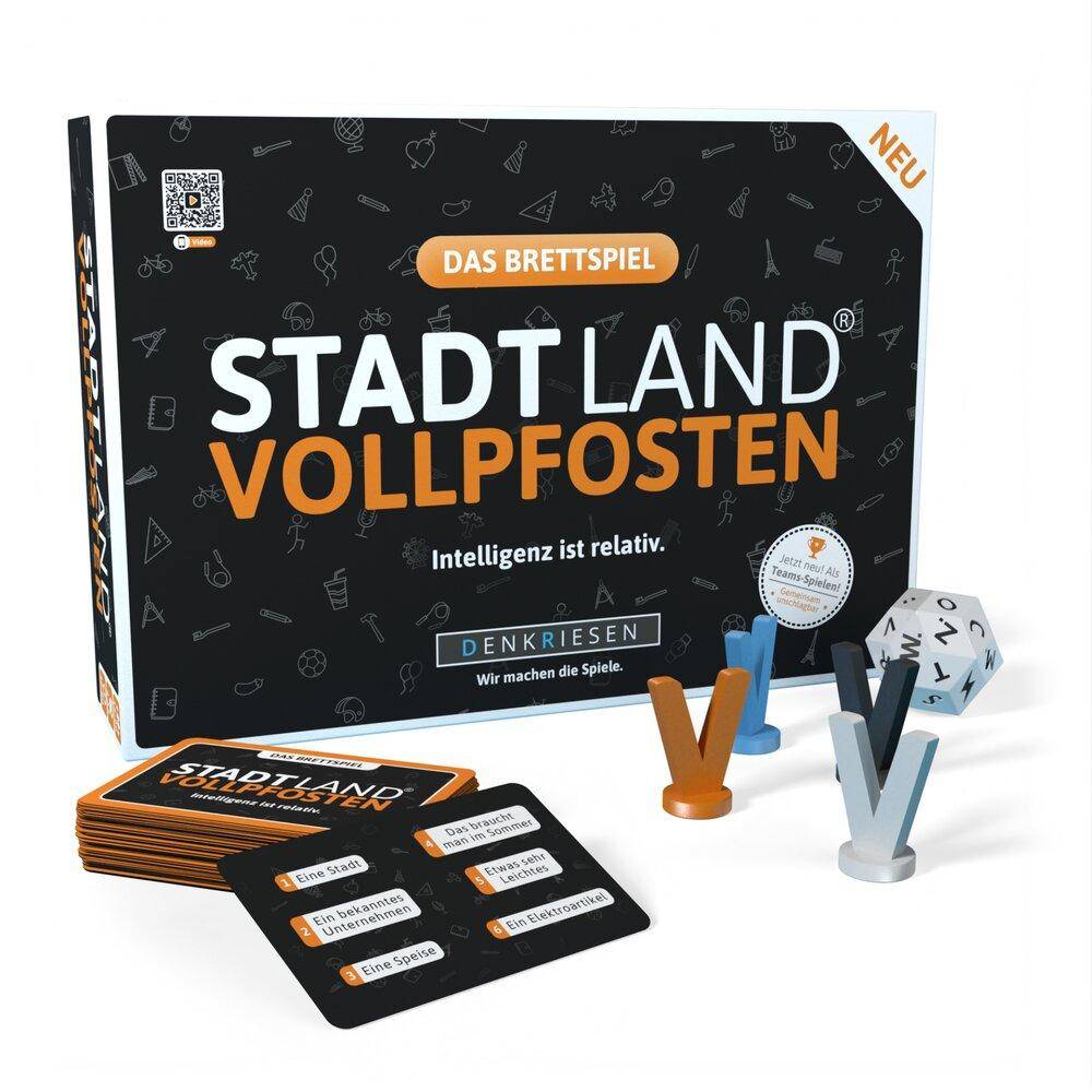 Stadt Land Vollpfosten - Das Brettspiel