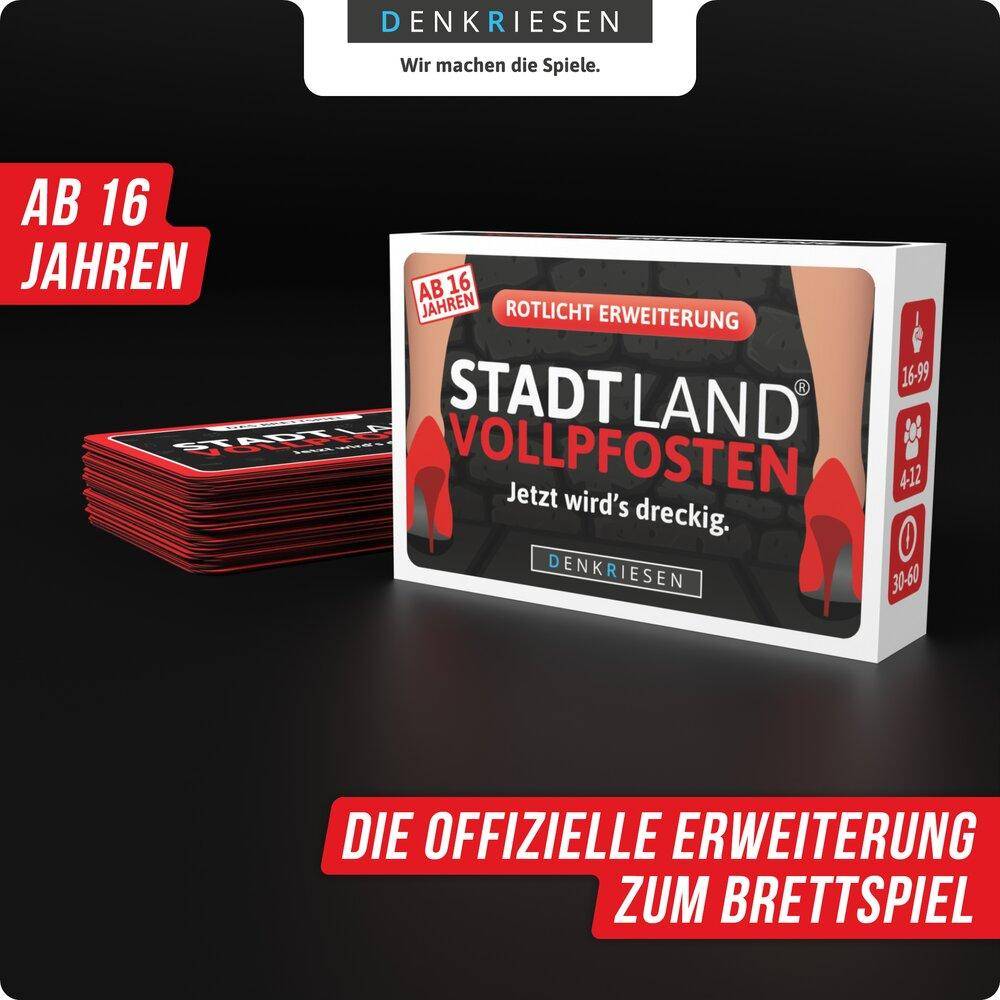 Stadt Land Vollpfosten - Das Brettspiel: Rotlicht-Erweiterung