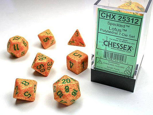 Würfelset Speckled™ Lotus™ (7)