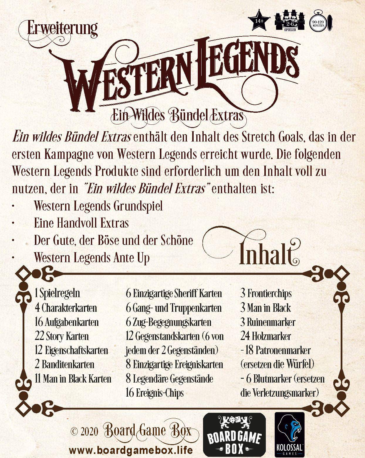 Western Legends: Ein wildes Bündel Extras [Erw.]