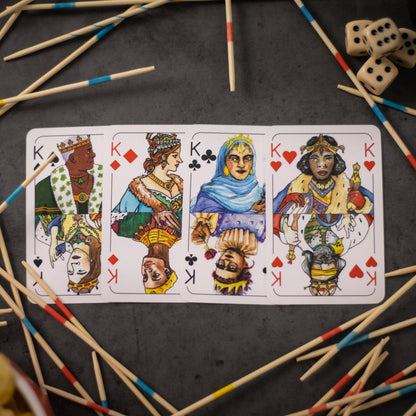 Doppelkopf Spielkarten, gendergerecht