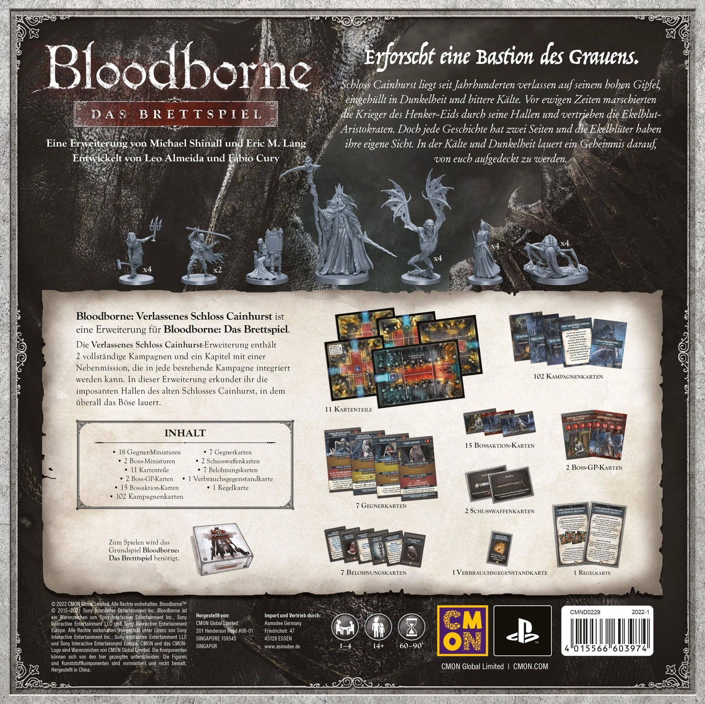Bloodborne: Das Brettspiel - Verlassenes Schloss Cainhurst [Erw.]