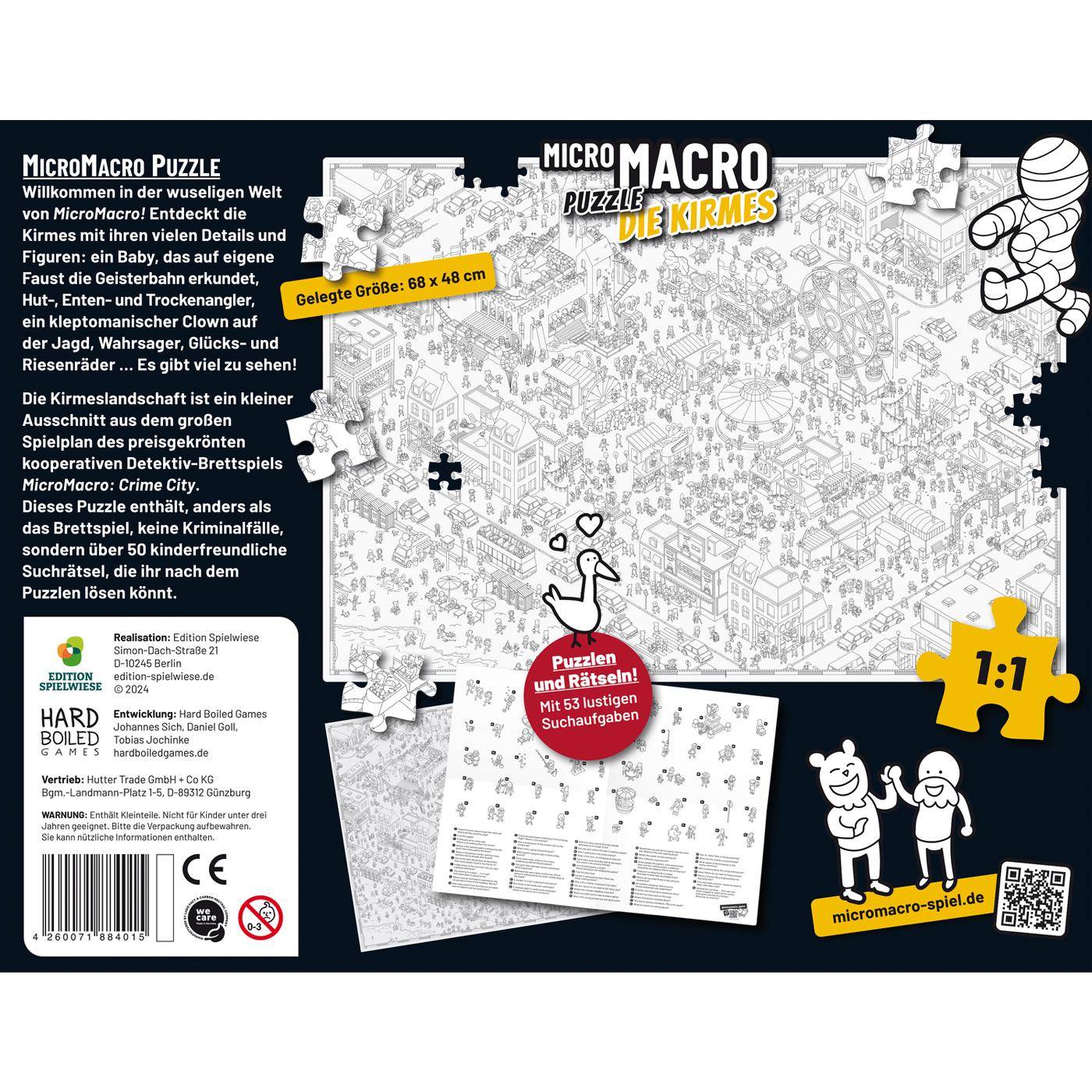 Nr. 1 - Die Kirmes - Micro Macro: Puzzle, deutsch