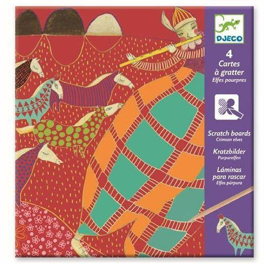 Kratzbilder: Purpurelfen