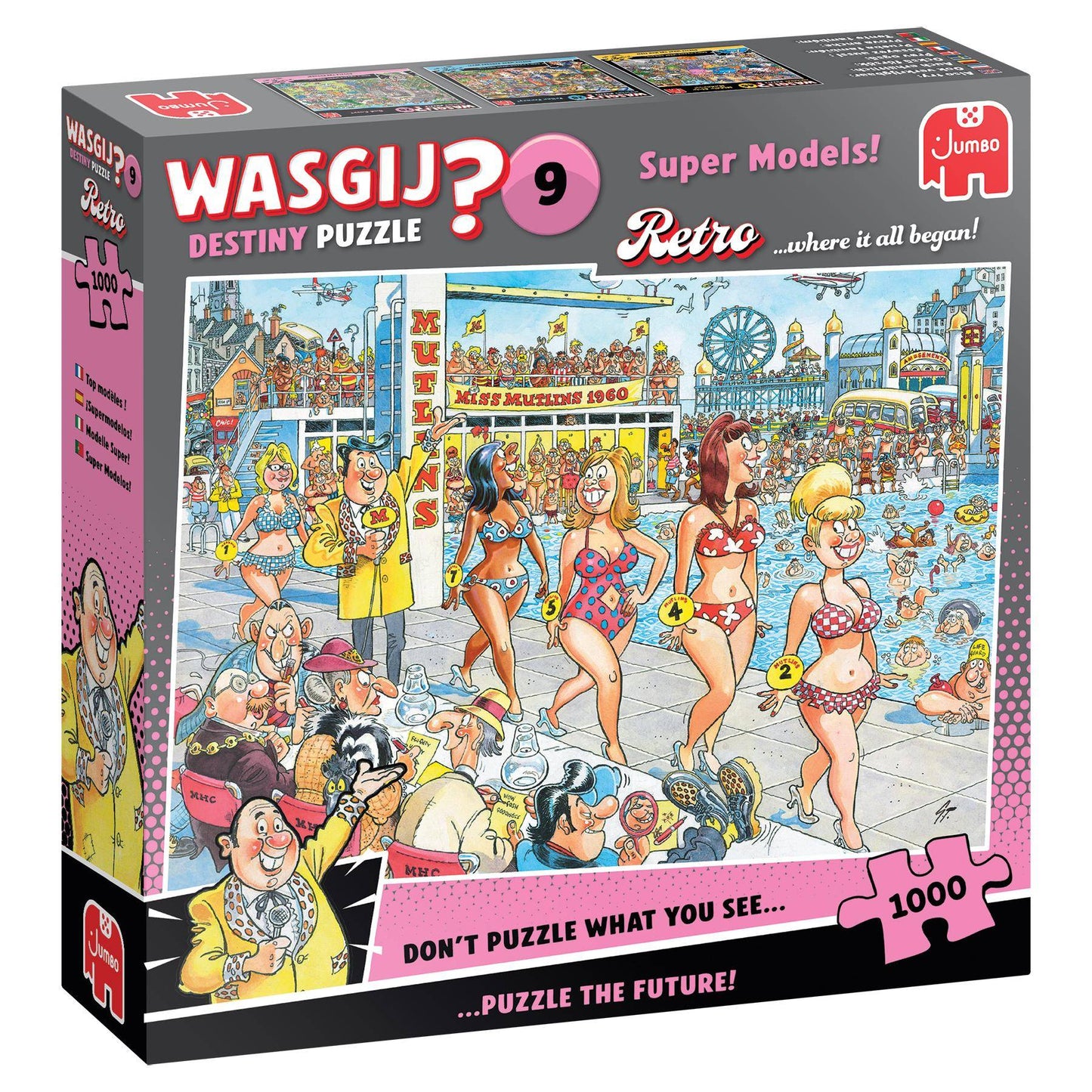 Wasgij Retro Destiny 9 - Super Models (1000 T.)