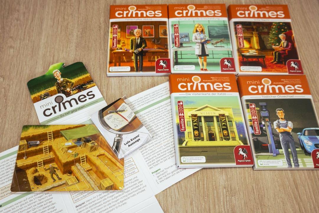 Zu tief gegraben - mini Crimes, deutsch