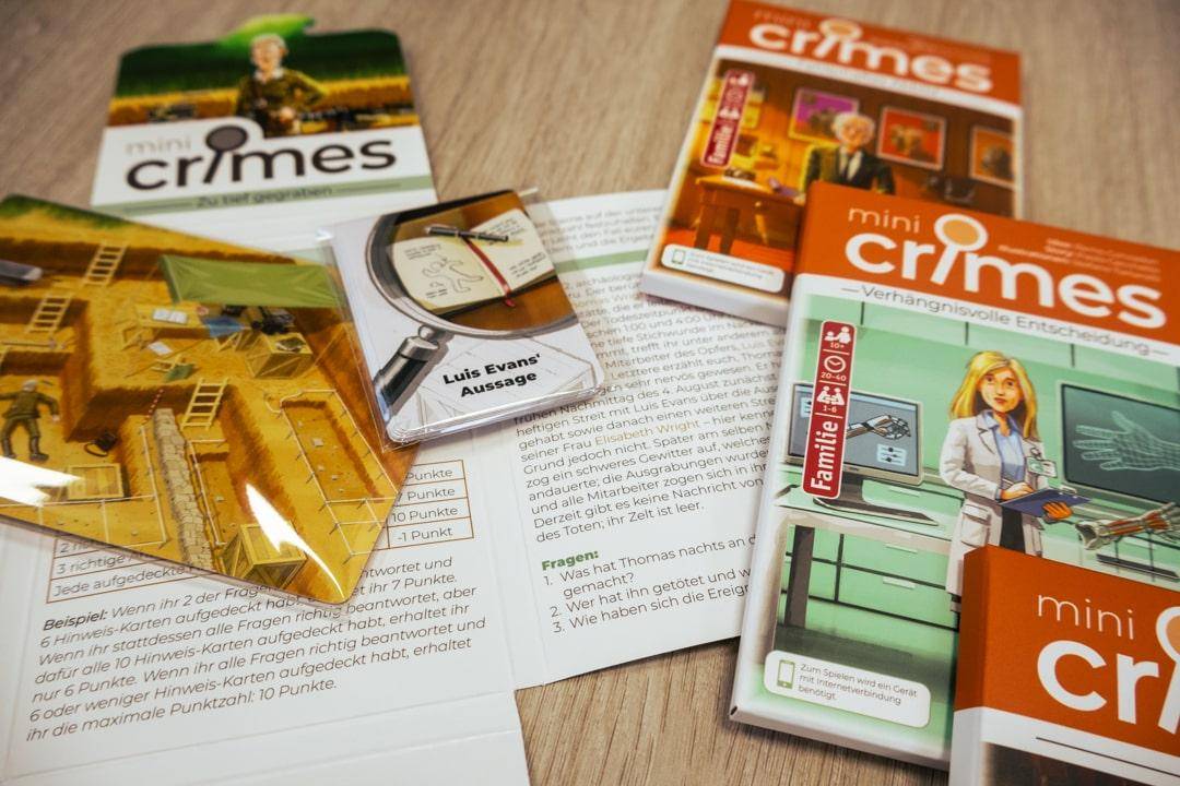 Zu tief gegraben - mini Crimes, deutsch