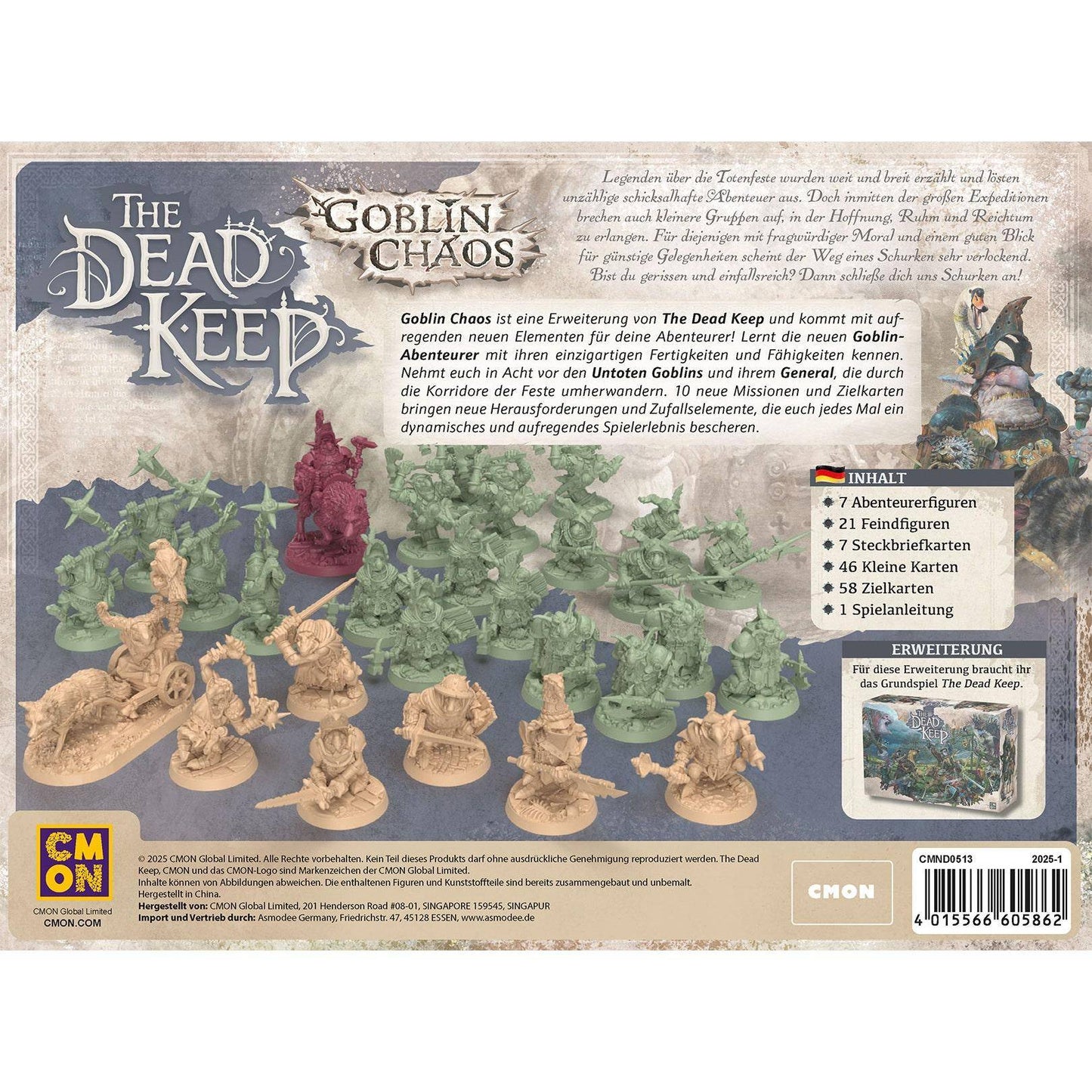Goblin Chaos (Deluxe) - The Dead Keep, deutsch (Erw.)