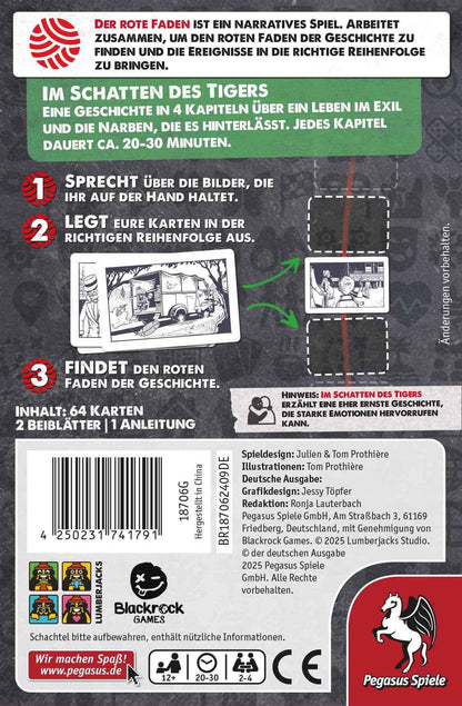 Der Rote Faden – Im Schatten des Tigers, deutsch