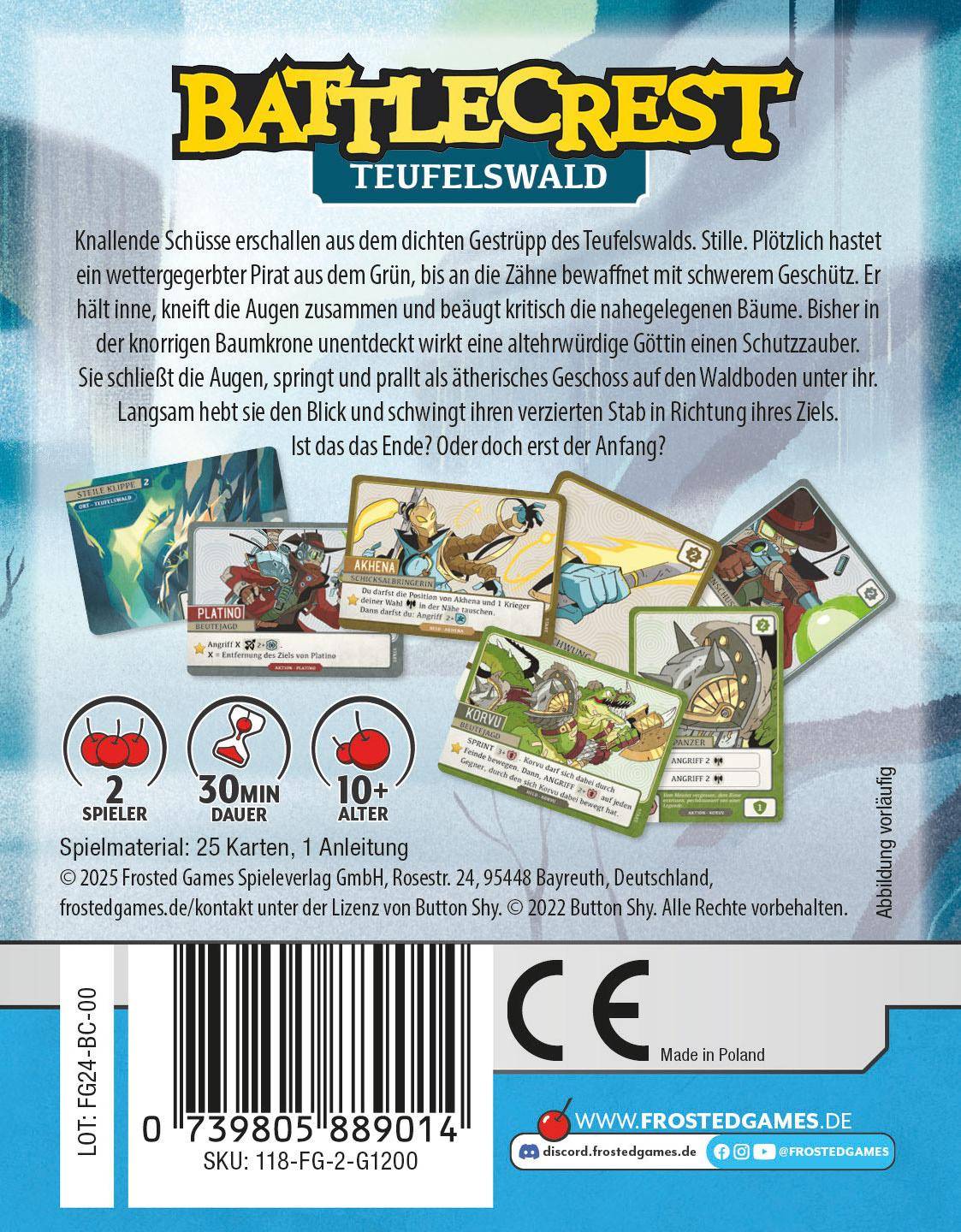 Battlecrest, deutsch