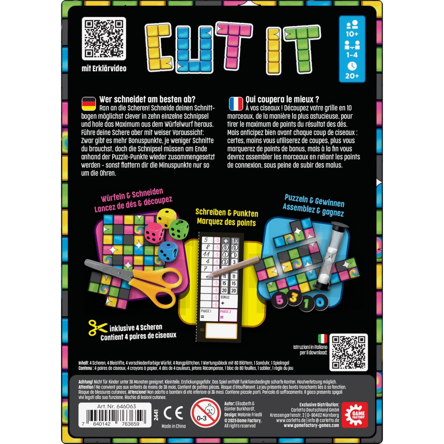 Cut it, deutsch