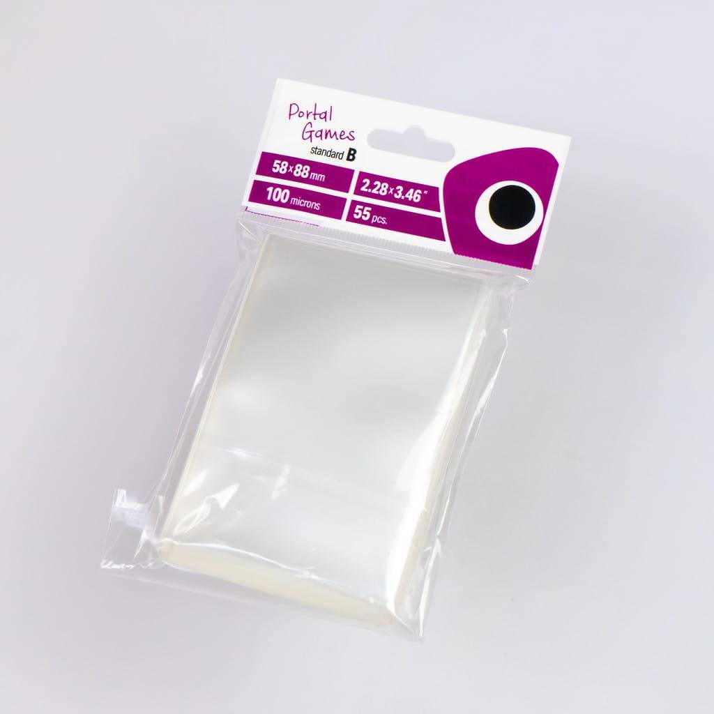 Clear Card Sleeves: Standard B (58 x 88)