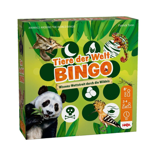 Tiere der Welt Bingo, deutsch
