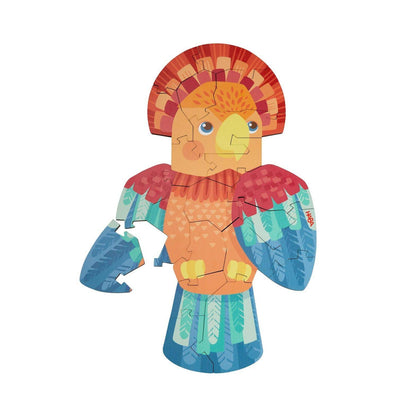 Puzzle 2 in 1 - Papagei (21 T.)