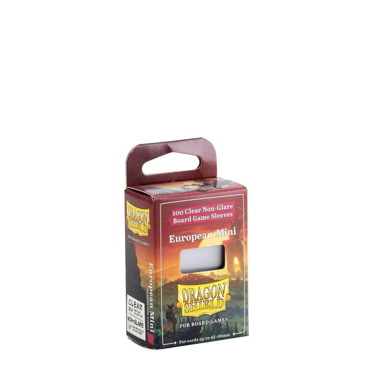 Dragon Shield: Board Game Sleeves Clear/NonGlare 45mm x 68mm (100)