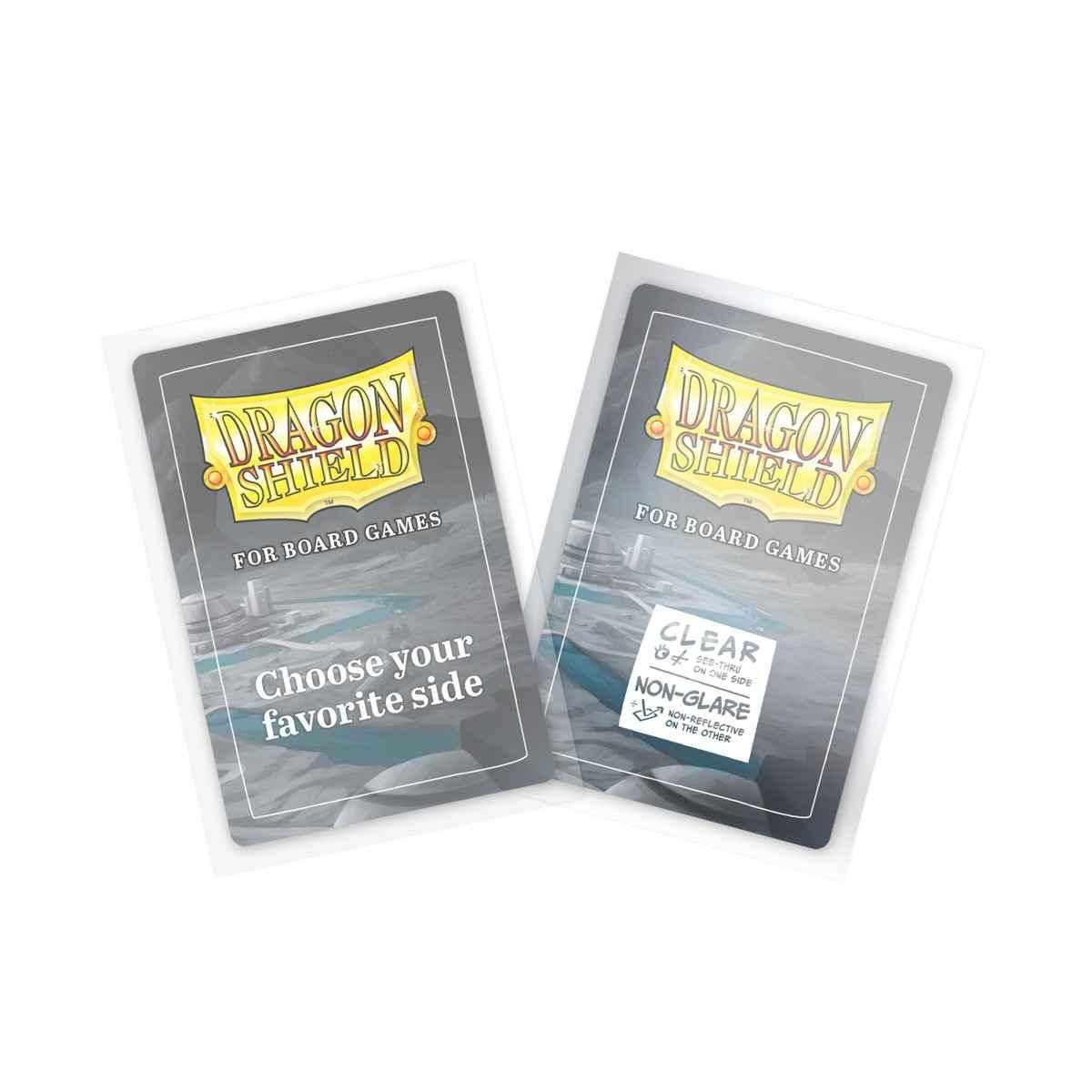 Dragon Shield: Board Game Sleeves Clear/NonGlare 45mm x 68mm (100)