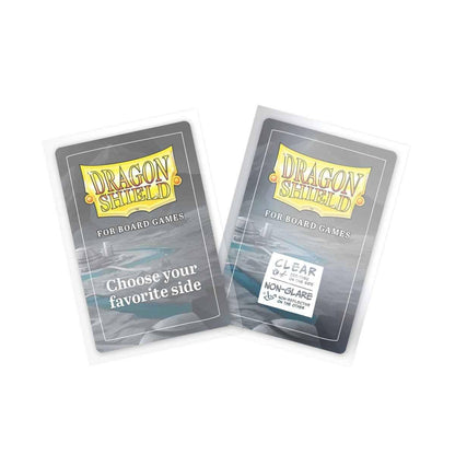 Dragon Shield: Board Game Sleeves Clear/NonGlare 45mm x 68mm (100)