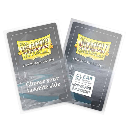 Dragon Shield: Board Game Sleeves Clear/NonGlare 59mm x 92mm (100)