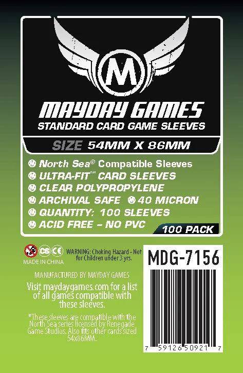 Mayday Sleeves 54 x 86mm Standard (100)