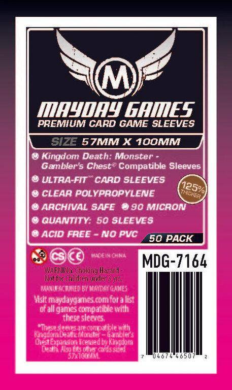 Mayday Sleeves 57 x 100mm Premium (50)