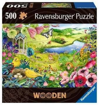Holzpuzzle - Wilder Garten, 500 Teile