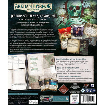 Die Innsmouth-Verschwörung (Kampagnen-Erweiterung) - Arkham Horror: Das Kartenspiel, deutsch (Erw.)