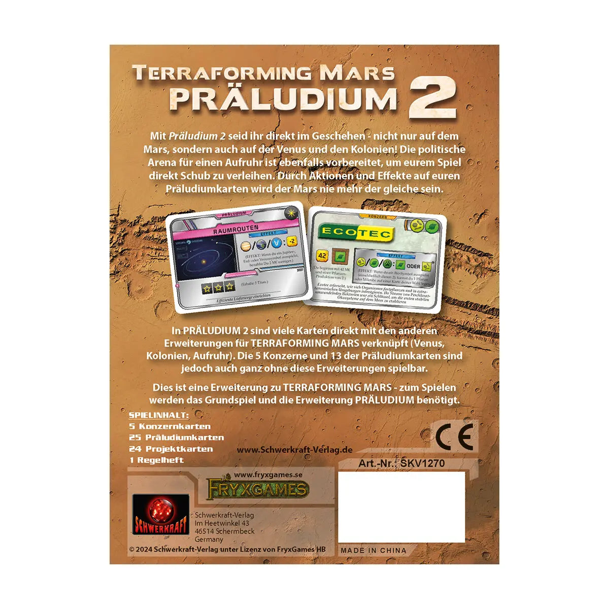 Präludium 2 - Terraforming Mars, deutsch (Erw.)