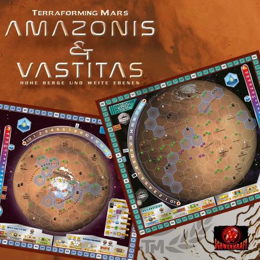 Amazonis & Vastitas - Hohe Berge und weite Ebenen - Terraforming Mars, deutsch (Erw.)