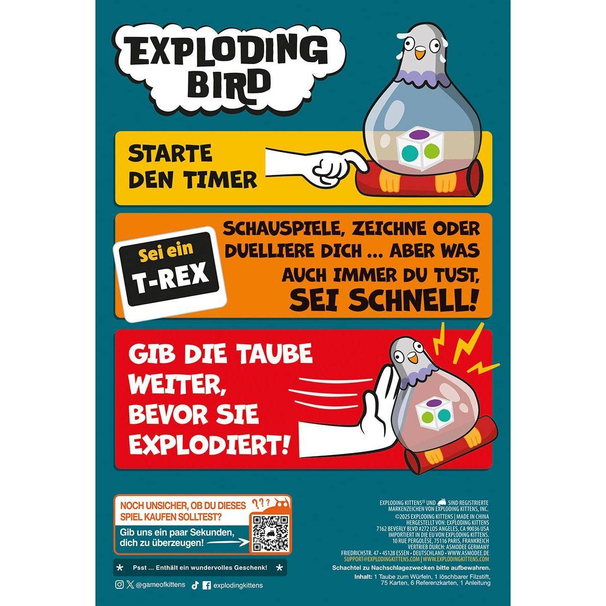 Exploding Bird, deutsch